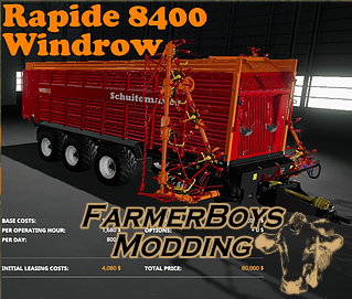 More information about "FS19_rapide8400Windrow"
